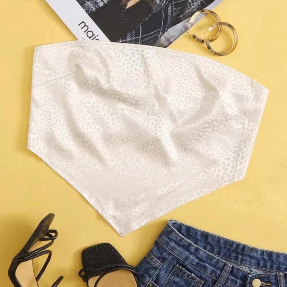 Satin Tie Back Bandana Top